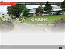 Tablet Screenshot of hauptschule-goldbach.de